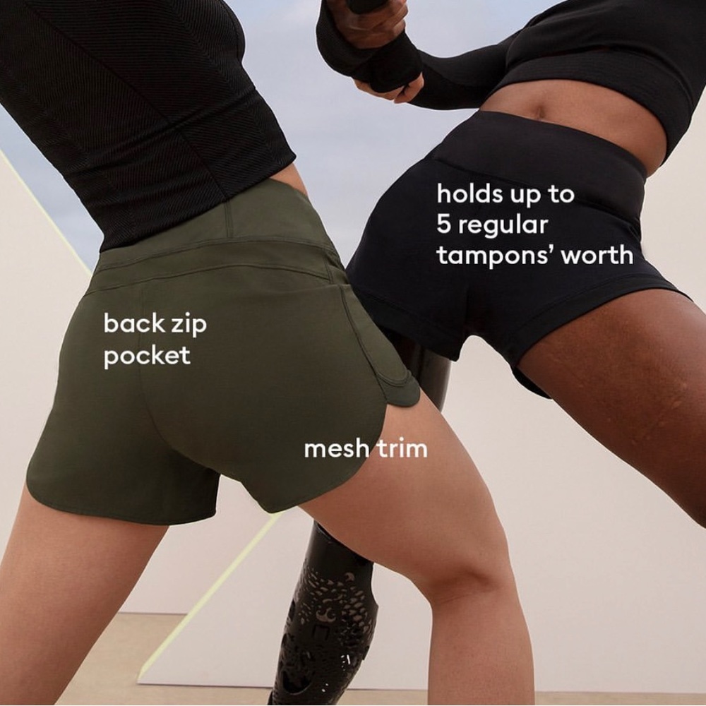 Thinx Training Running Mesh Shorts Green